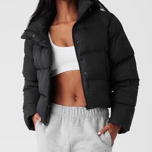 ALO GOLDRUSH Black Puffer Jacket SMALL